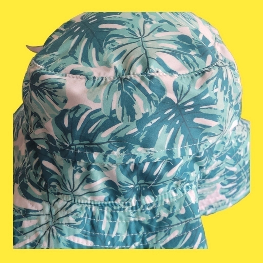 BANANA Boat | Unisex Sun Hat Blue Palms OS - Picture 3 of 16